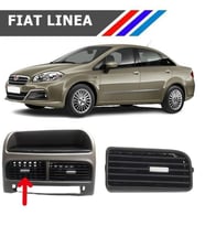 Fiat Linea Orta Sol Havalandırma Izgarası Gri Düğmeli 735459180 2007 - 2018 M742
