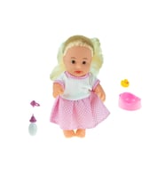 Oyuncak Konuşan Bebek Roza Altını Islatan Et bebek 5 Parça 23 cm