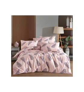 Çift Kişilik Nevresim Takımı 200x220cm 4 Yastık Kılıfı Lastikli Çarşaflı 180x200+25