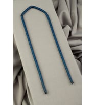 Hematit Doğal Taş Mat Mavi Rondela Kesim 4x2mm Dizi [AA]