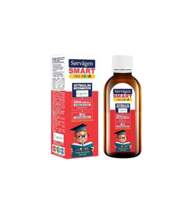 Sorvagen Smart Kids Sivi Form Sitikolin Dha Omega 3 Norveç Balik Yagi ve B12 150 ml