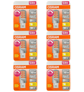Osram 4W (40W) 2700K (Sarı Işık) G9 Duylu Dim Edilebilir Led Kapsül Ampul (6 Adet)