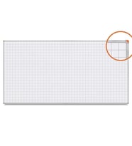 Kareli Mıknatıslı Yüzey Beyaz Yazı Tahtası 120x270cm