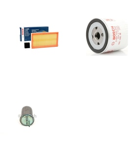 Bosch Filtre Bakım Seti Ford Transit Connect 1.8 DI Dizel 2006-2012 75 Beygir Hava + Yağ f. + Yakıt Filtre Bosch