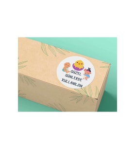Baby Güzel Günlerde Kullanın Sevimli Sticker Mat Etiket 4 Cm (40 Adet)