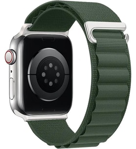 Apple Watch SE 2022 44mm için Kordon Alps Spin Yeşil [Watch SE 2022 44mm ile Uyumlu Kordon - Yeşil]