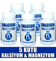 Kalsiyum Magnezyum Vitamin D3 300 Kapsül (5 KUTU)