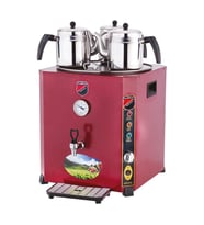 Işıkgaz Silver Elit Jumbo 36 Litre 3 Demlikli Çay Kazanı Makinesi