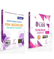 KARE KÖK YAYINLARI LGS 8.SINIF FEN BİLİMLERİ MPS KONU ANLATIM + FEN BİLİMLERİ 20'Lİ DENEME