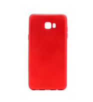 Samsung Galaxy C7 Pro Uyumlu Kılıf Zore Premier Silikon Kapak (Kırmızı)