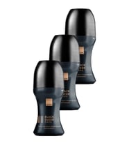 Avon Black Suede Dark Erkek Rollon 50 Ml. Üçlü Set