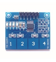 TTP224 4 Kanal Dokunmatik Buton Sensör Modülü Kapasitif Dijital Tuş Algılayıcı Anahtar Keypad