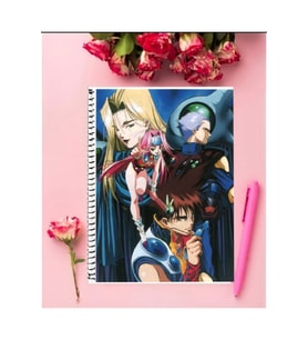 Macross 7 Anime Defter 1 Adet Özel Tasarım A4 Boyutu 21*29 Cm Telli Çizgili Defter