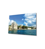 Miyrem Glasses Collection -A1^#  Istanbul Cami Manzara Cam Tablo (Çok Renkli)