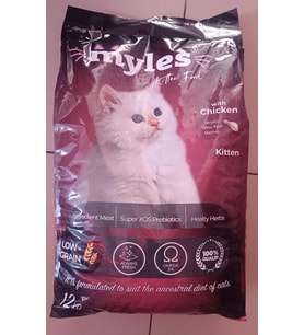 Myles Yavru Tavuklu Kedi Maması 12 KG