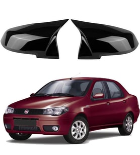 Fiat Albea 09-12 Araca Özel Batman Yarasa Ayna Kapağı Pianoblack