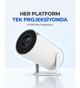 Hy300 Mini Projeksiyon 4k Destekli - Android Wifi Bluetooth