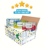 MİNNAX-Islak Havlu 90lı - 12 X 90lı - 1080 Adet