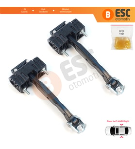 Volvo S80 XC70 S60 MK2 V70 MK3 XC60 V60 MK1 31298467 İçin 2 EA Arka Sağ ve Sol Kapı Gergi Yayı