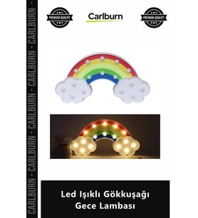 Özel Üretim Dekoratif Gün Işığı Pilli Duvar Tipi Masaüstü Portatif Led Işıklı Gökkuşağı Gece Lambası