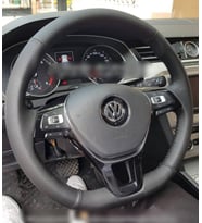 Volkswagen Caddy 2016 2019 Araca Özel Dikmeli Direksiyon Kılıfı F1 OLMAYAN DİREKSİYONLARA UYGUNDUR