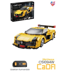 Cada Uzaktan Kumandalı Renault Sports 1:20 C51094W (294 Parça) Oyuncak Yapım Seti Blok Araba