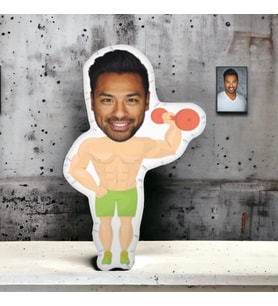Yastık Adam Sportif Kaslı Bebek Yastık-26