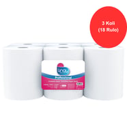 Linay Fotoselli Kağıt Havlu 6 Rulo x 3 Koli – Toplam 18 Rulo, 2 Katlı, 21 cm x 67 m, %100 Selüloz