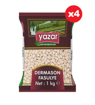 Yazar Dermason Fasulye 1 Kg. x 4 Paket