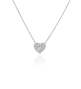 0,28 ct G VS1 Pırlanta Kalp Kolye (Altın)