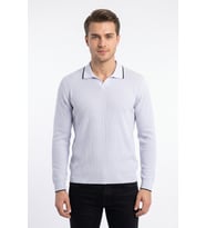 Erkek Spor Polo Yaka Mevsimlik Kazak BGL-ST05363