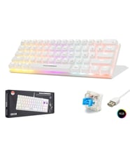 HADRON G508B Mekanik Gaming Mini Klavye Blue Switch RGB - Beyaz