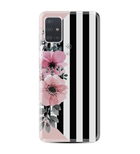 Samsung a71 A72 A73 A7 A9 2018 C7 C9 Kılıf Desenli Silikon Flowers 4 1390