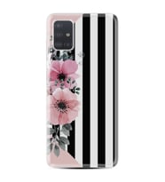 Samsung a71 A72 A73 A7 A9 2018 C7 C9 Kılıf Desenli Silikon Flowers 4 1390