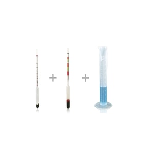 Hidrometre ve 250ml Mezür Seti, Hassas Ölçüm ve Kullanım Kolaylığı