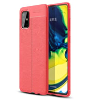 Northcity Samsung Galaxy A71 Uyumlu Kılıf Auto Focus Kapak - Kırmızı