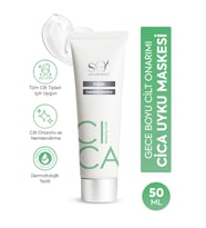 SOI Cosmetics Cica Gece Uyku Maskesi 50ml - Cilt Onarıcı ve Yoğun Nemlendirici Durulanmayan Maske