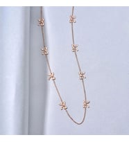 Kişiye Özel Tasarım Fiyonk Model Kolye 925K Gümüş (Gold)