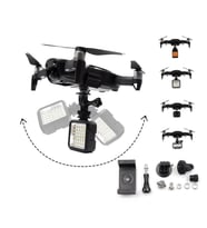 Dji Mavic Air Çok Fonksiyonlu Açı Ayarlı Mafsal Kit Işık ve Kamera Taşıma Adaptörü