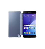 Galaxy A5 (2016) A510F ile Uyumlu Clear View Cover Siyah EF-ZA510CBEGWW