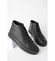 Muggo M0226 Garantili Erkek Kışlık Bağcıklı Fermuarlı Bot