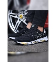 Mc Jamper 2444 Erkek Klasik Sneaker Siyah - Beyaz