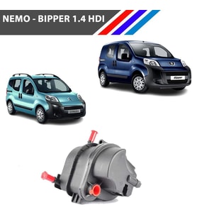 Otozet Bipper - Nemo 1.4 HDI 8 Subap Motor Mazot Filtresi Müşürsüz 190199