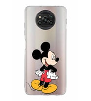 Xiaomi  Poco X3 Pro  Kamera Korumalı Kapak Mickey Mouse Tasarımlı Şeffaf  Kılıf