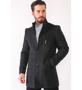 PLT8386 DEWBERRY ERKEK PALTO-ANTRASİT