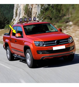 VW Amarok 2010-2016 Sağ Yan Dış Dikiz Aynası Üst Kapağı 2H0857528C