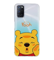 Oppo A52/A72/A92 Uyumlu Winnie The Pooh Desenli Şeffaf Telefon Kılıfı
