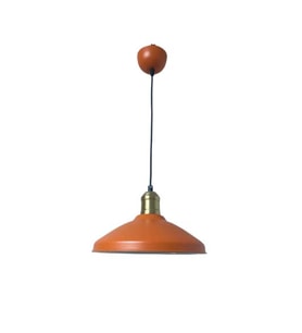 Rsylight Retro Metal Rustik Dekoratif Turuncu Tekli Sarkıt Avize çap:25 cm