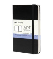 Moleskine Sert Kapak Eskiz Defteri Siyah (13x21)