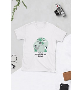 Dünya İnsani Yardım Günü Tasarımlı T-shirt